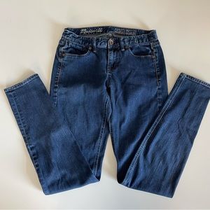 Madewell dark wash skinny jeans